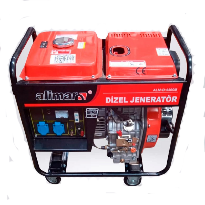 Генератор дизельний ALIMAR 1 фаза (220В), 4кВт, (ALM D 6500 ME)